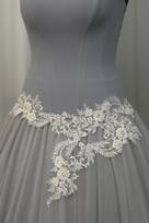 applicazioni tulle chiaro coppia sx Foto 3