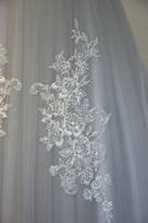 applicazioni tulle chiaro coppia 60x24 Foto 3