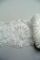 bordo organza bianco Foto 4