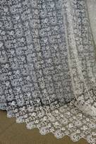 tulle macrame bianco seta 150 Foto 3