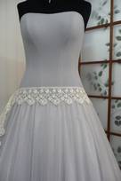 bordo tulle avorio bicolore 8 Foto 3