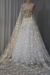 tulle mano seta macrame avorio disponibile anche bianco seta Foto 4