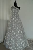 tulle ricamato degrade avorio 170 Foto 2
