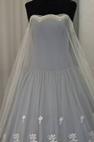 tulle macrame ricamato 150 Foto 4