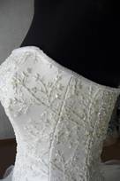 abito sposa glitter pizzo ricamo mano (0419) Foto 3