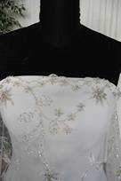 tulle ricamato silver strass Foto 3