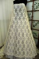 tulle ricamato avorio 135 Foto 2