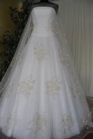 tulle perle avorio 140 Foto 2