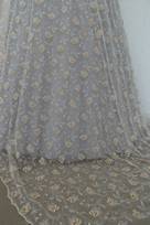 tulle bicolore avorio scuro 140 Foto 2