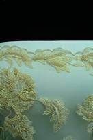 tulle perle beige champagne oro Foto 2