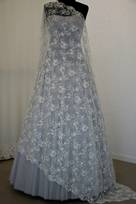 tulle ricamato silver 135 Foto 3