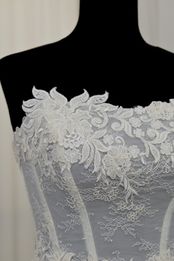 abito sposa pizzo rebrode applicazioni Foto 3