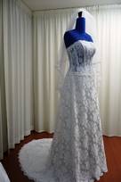 abito sposa chantilly bianco Foto 3