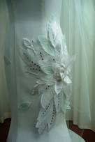 applicazione organza ricamata g795 Foto 4