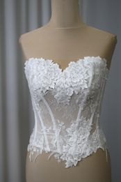pizzo bianco seta tulle morbido mano seta Foto 2