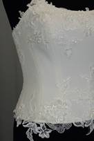 Corpino per Abito Sposa Corsetto con fiocchi perle in Tulle