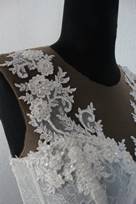 Corpino per Abito Sposa Corsetto con fiocchi perle in Tulle