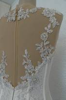 Corpino per Abito Sposa Corsetto con fiocchi perle in Tulle