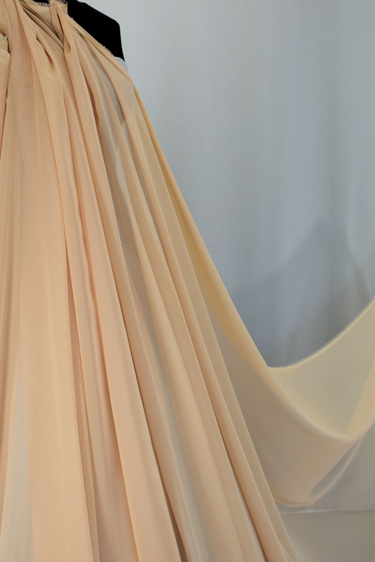crepe georgette 100 poliestere ecru cm 150 Art 0013COL99