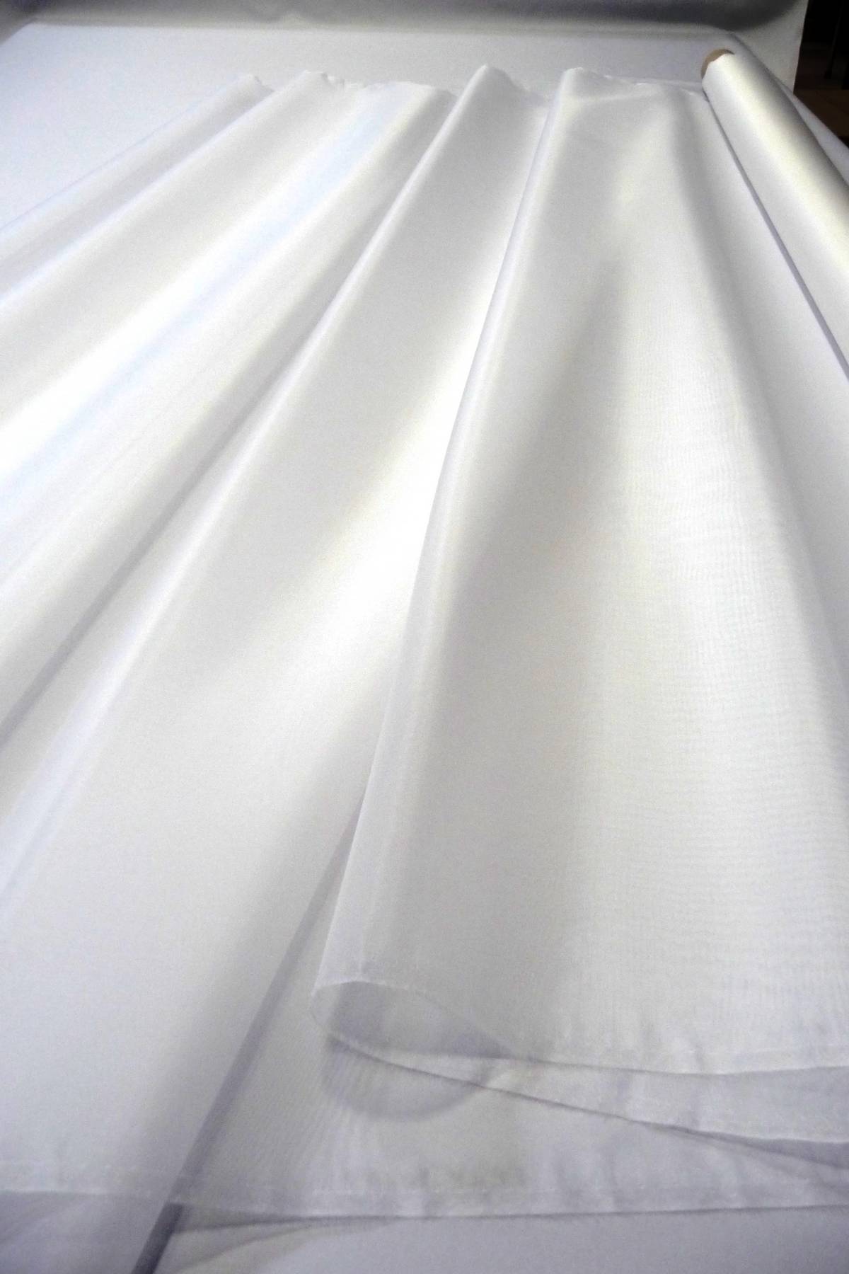 organza 100 seta tipo l bianco cm 150 Art 0022