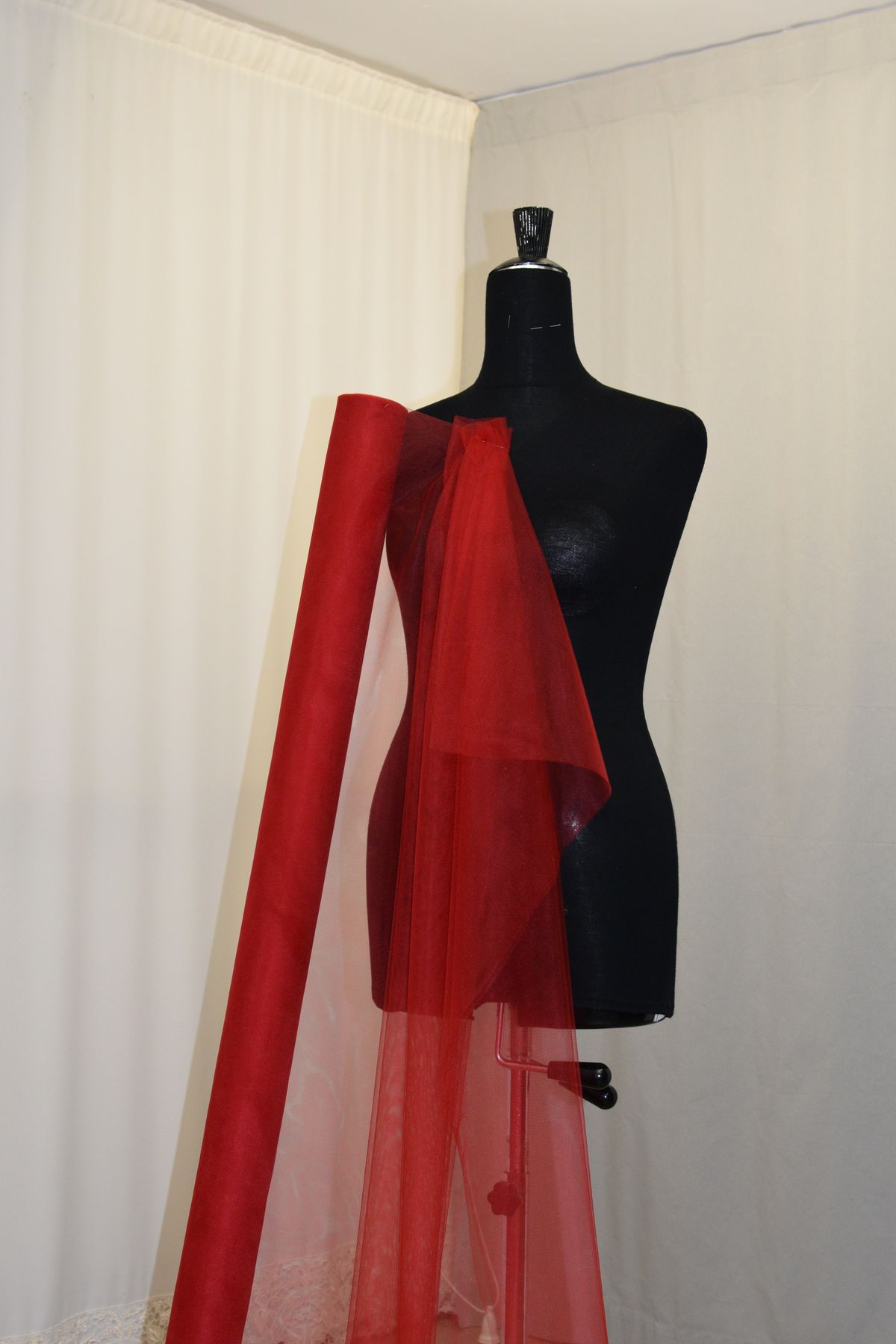 tulle illusione mano seta colore cupido h cm 300 Art 0057C327