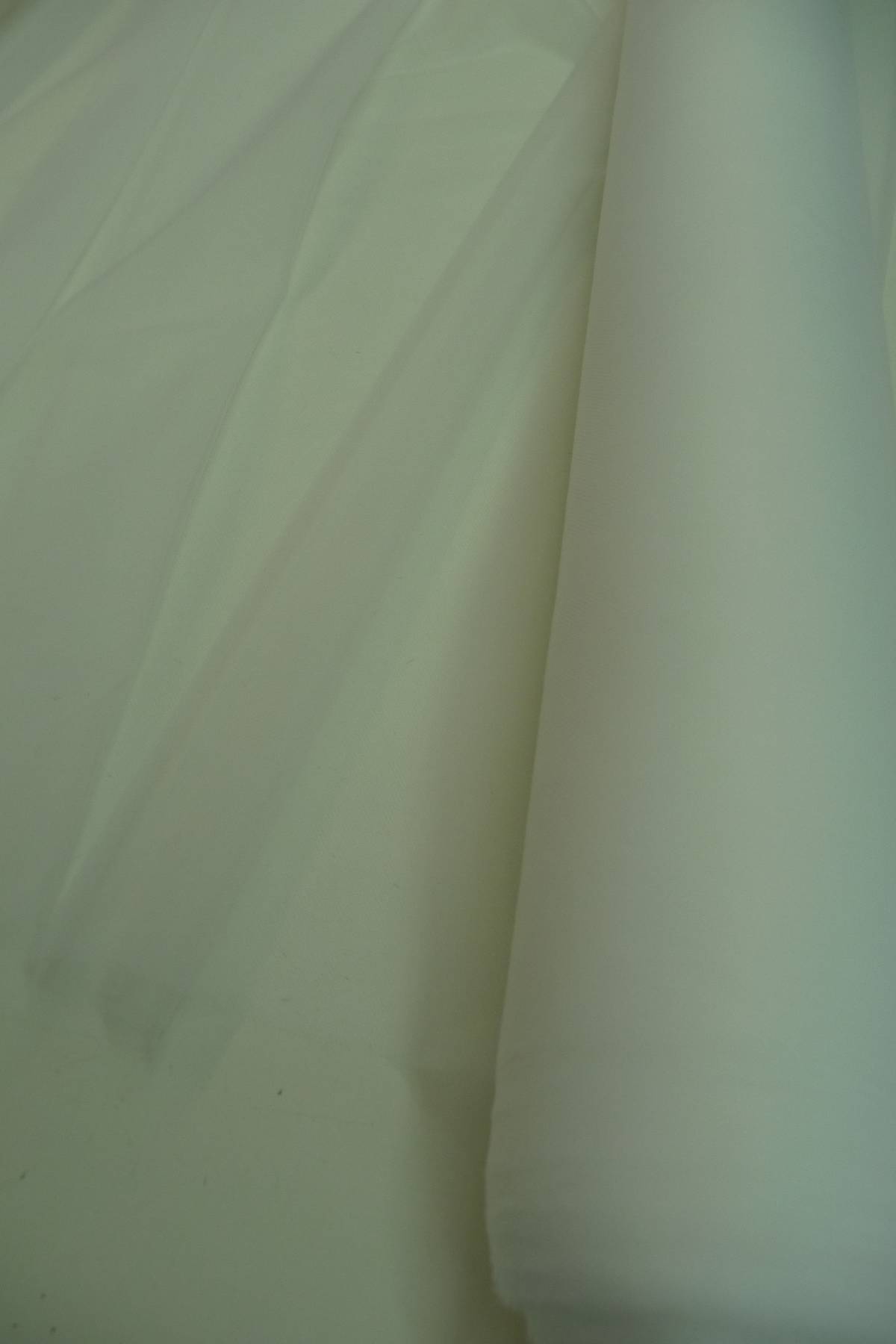 tulle invisibile mano seta colore bianco h cm 300 Art 0001D