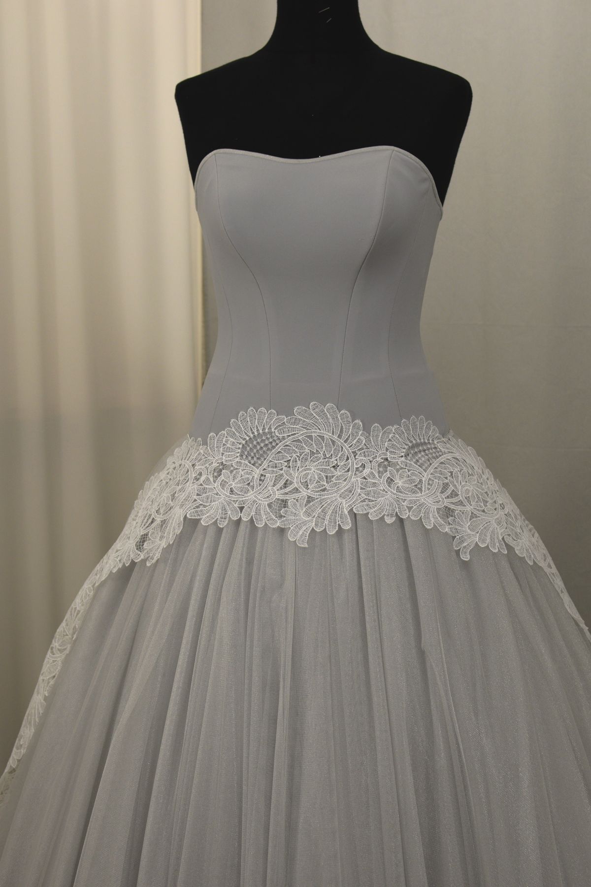 bordo pizzo h cm 18 bianco seta Art 0096B