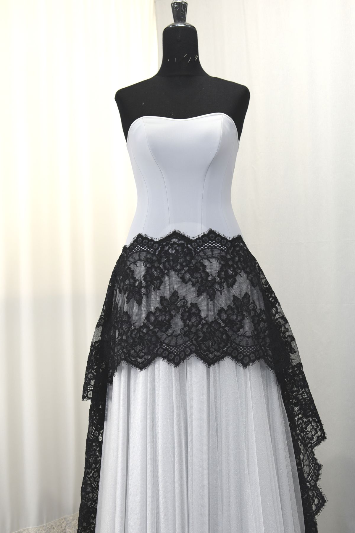 bordo pizzo rebrode nero cm 38 100 nylon Art 0101B