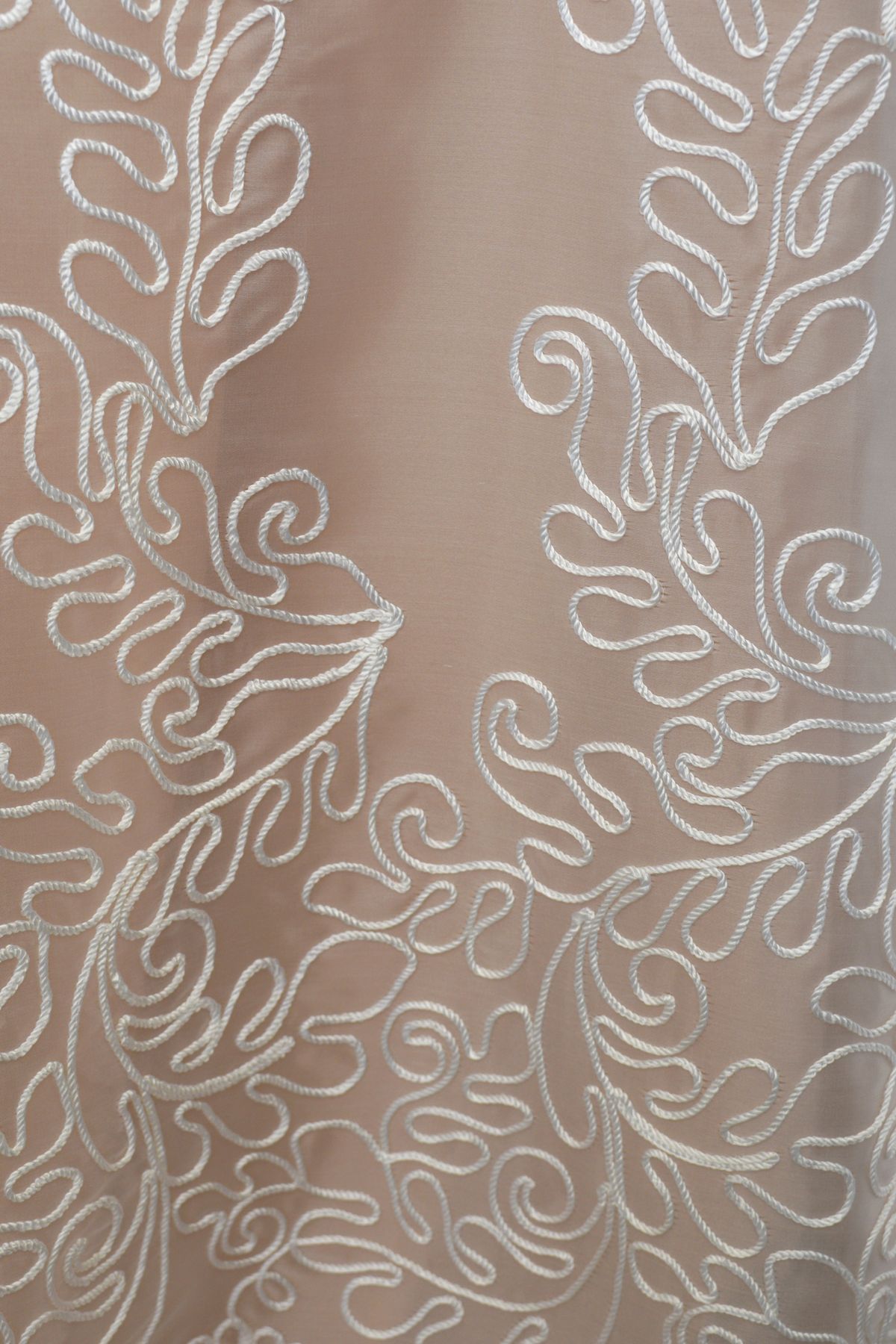organza rebrode 100 seta colore bianco seta h cm 140 Art 0288LOAVST