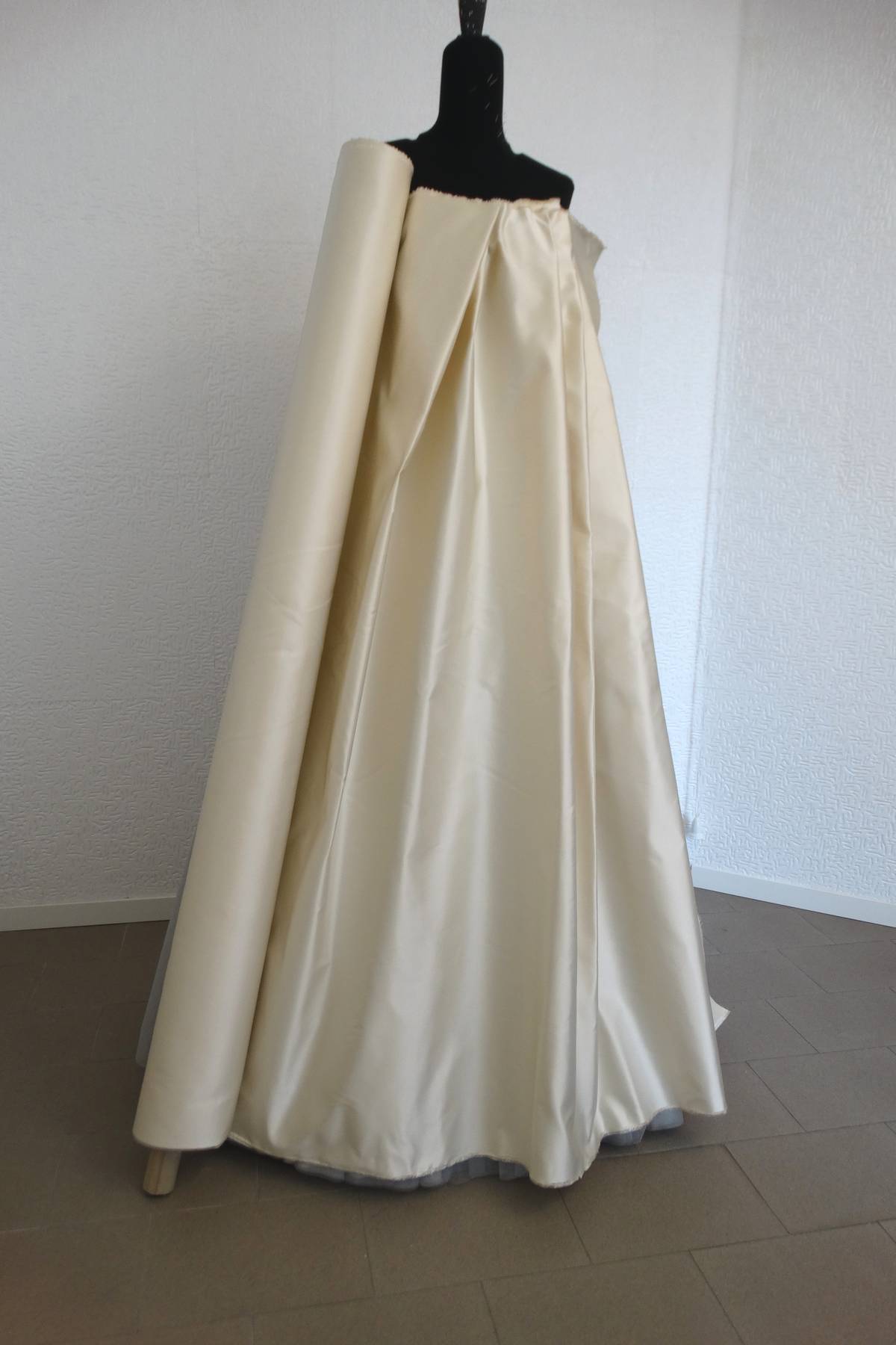 duchesse double face misto seta 80 seta 20 acetato avorio 140 Art 0614AV