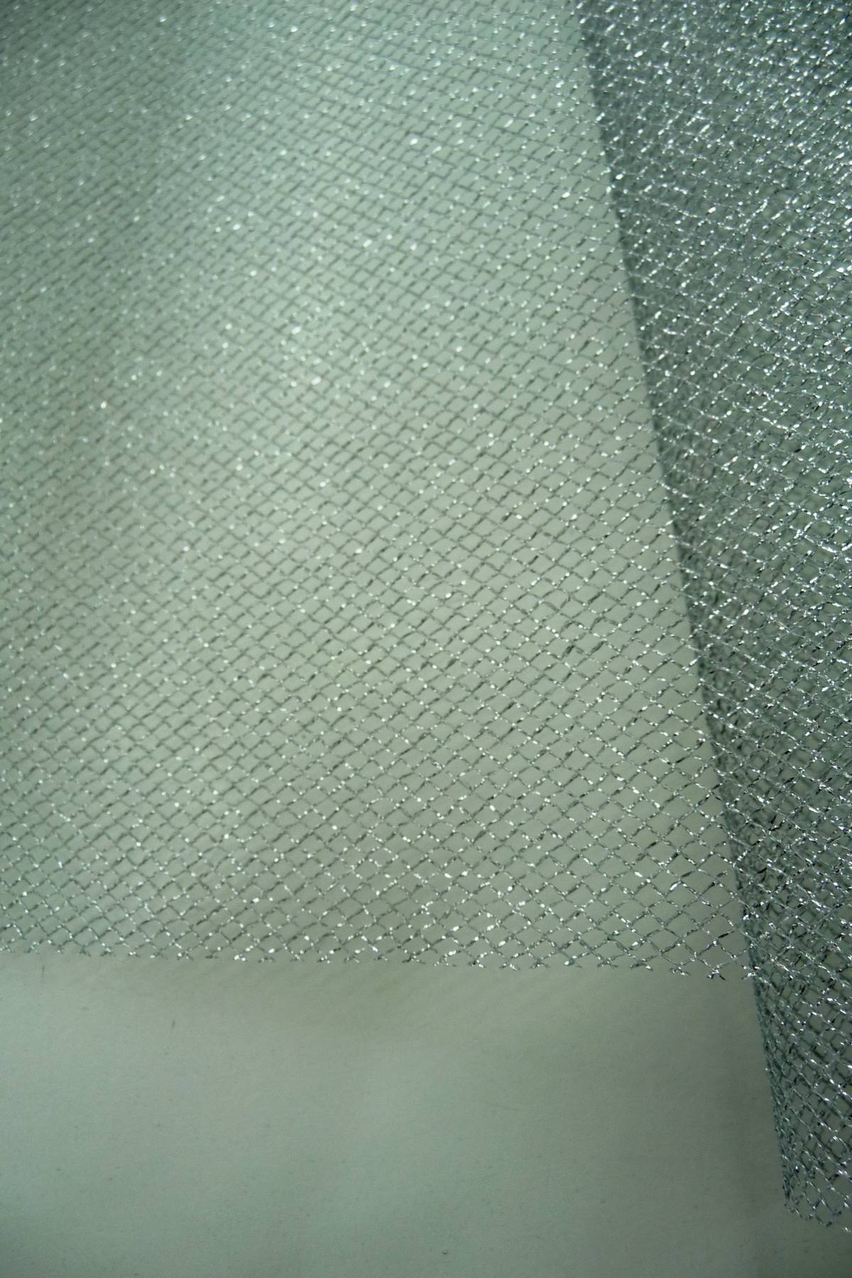 tulle rete rigido silver cm 150 Art 0702ARG