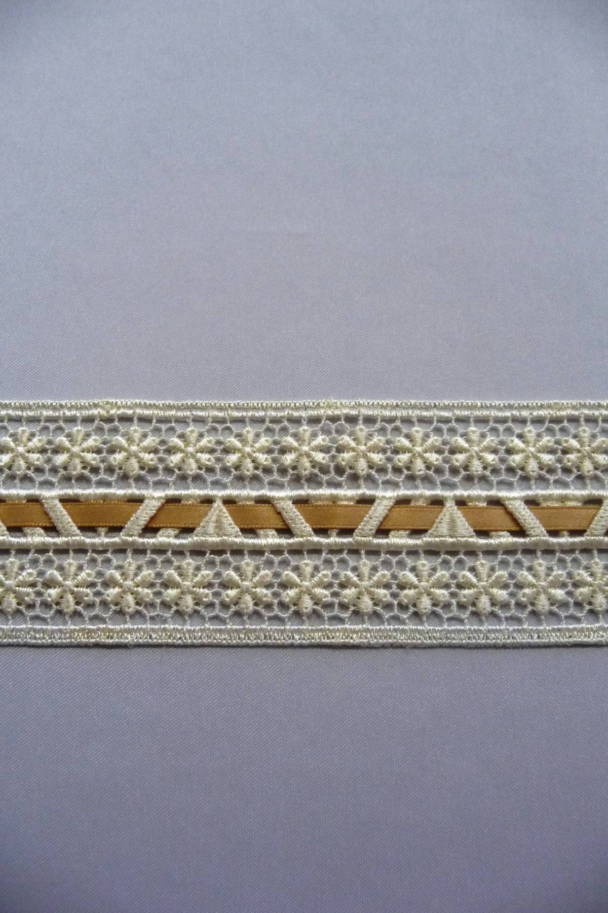 bordo macrame avorio senza nastro cm 6 Art 0179BMAV