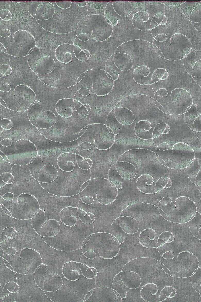 organza ricamata 100 seta avorio cm 140 Art 2132LOSTAV