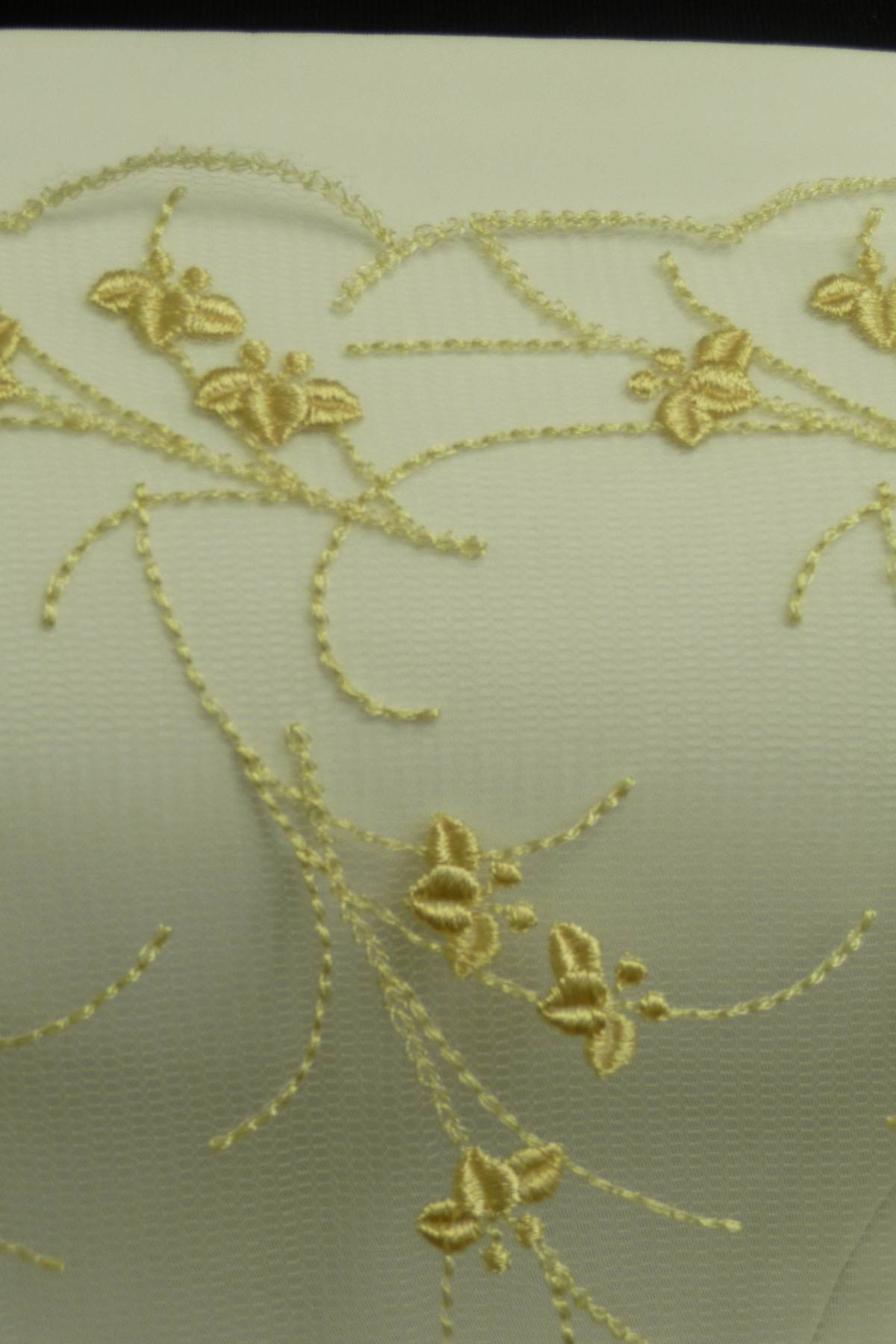 tulle leggero ricamato avorio champagne cm 150 Art 2139LTUAS