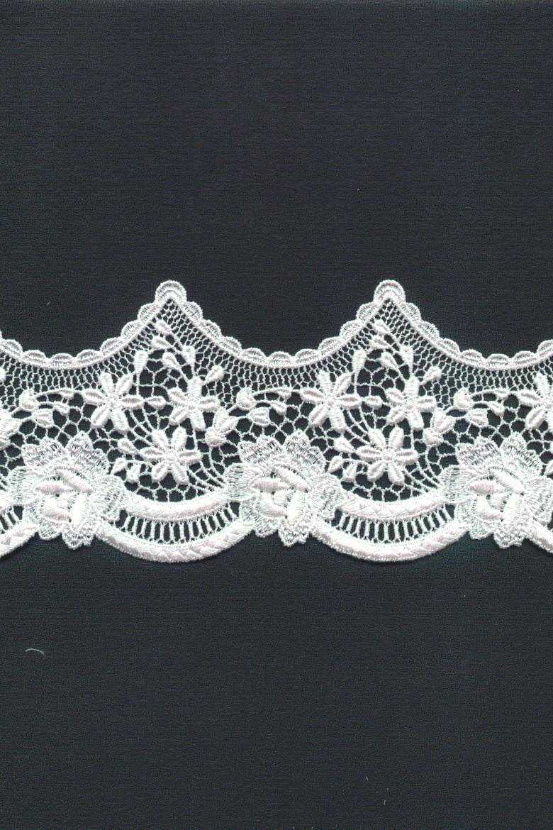 bordo pizzo macrame bianco seta h cm 9 Art 0108B