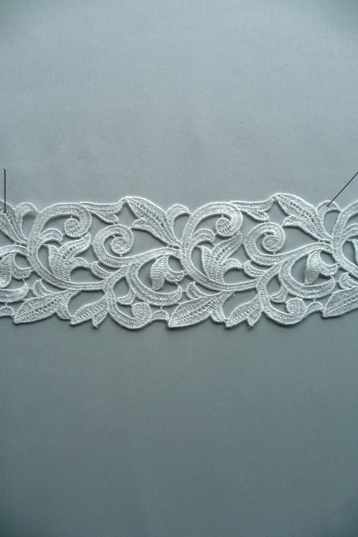 bordo pizzo macrame bianco h cm 7 Art 0548BM