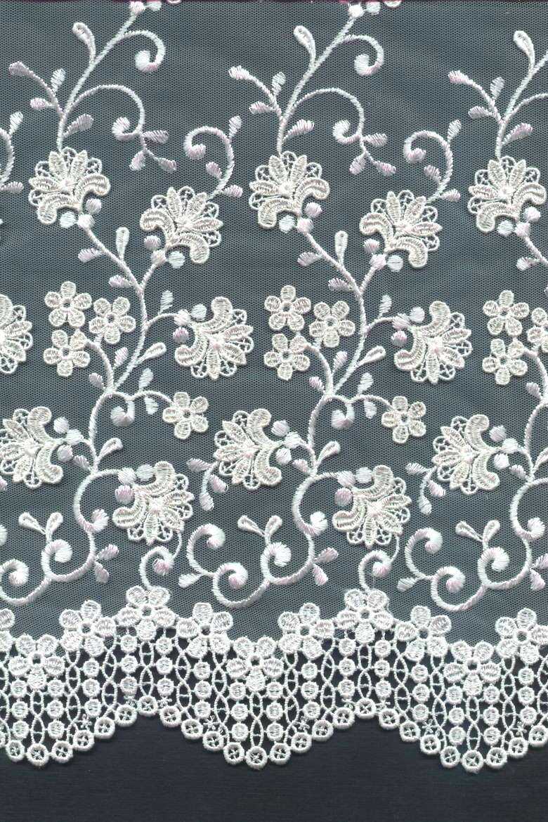 tulle macrame ricamato avorio cm 170 Art 9050LTUAV