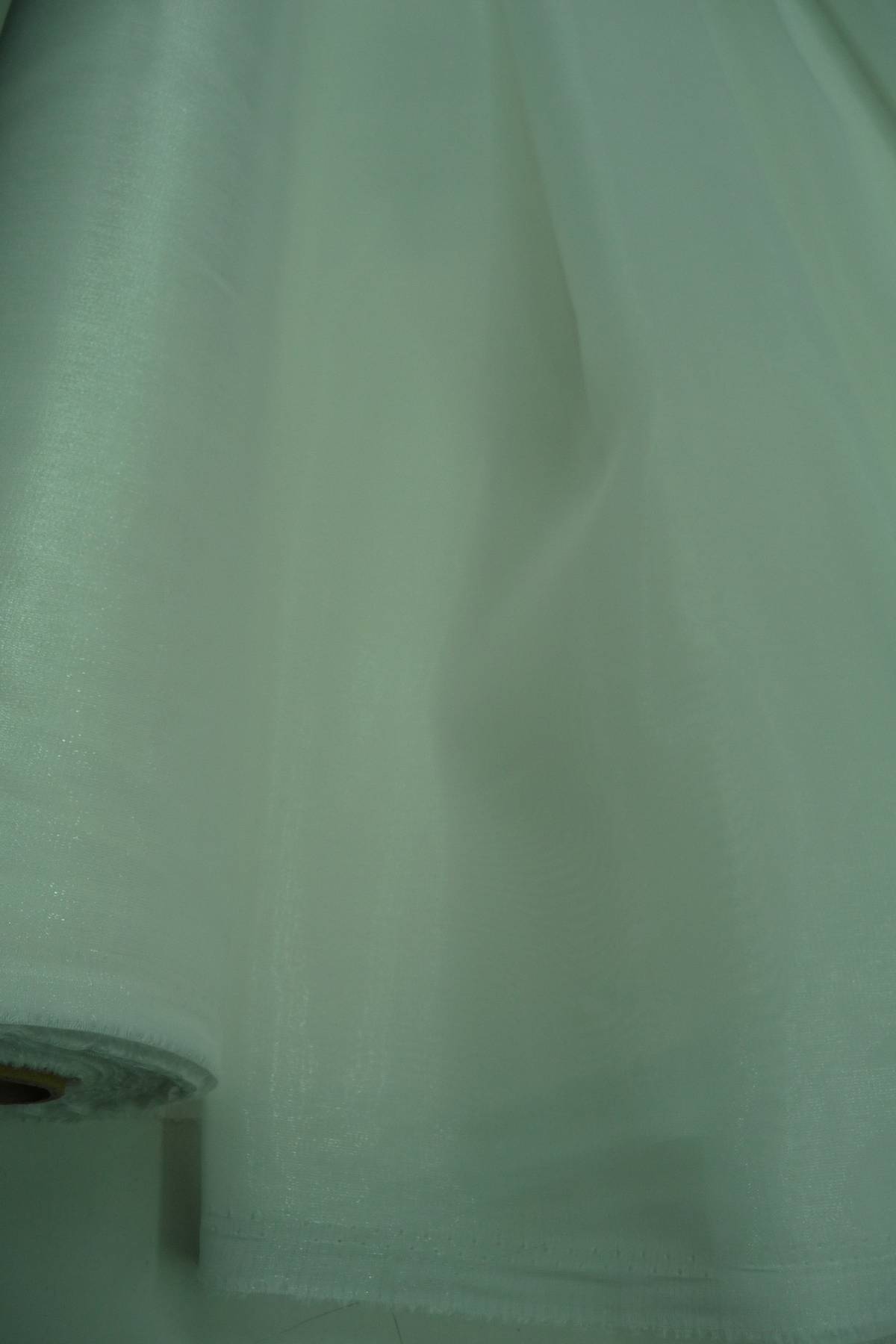 organza perlata bianco seta 100 poliestere cm 150 Art AR823BS