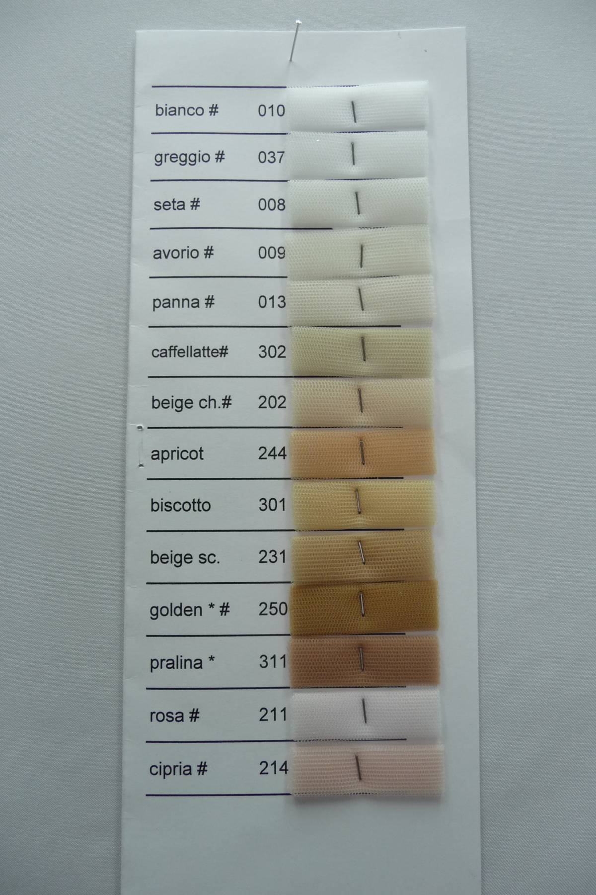 tulle morbido antistrappo per abiti e corpini colore bianco h cm 300 Art 0006A10