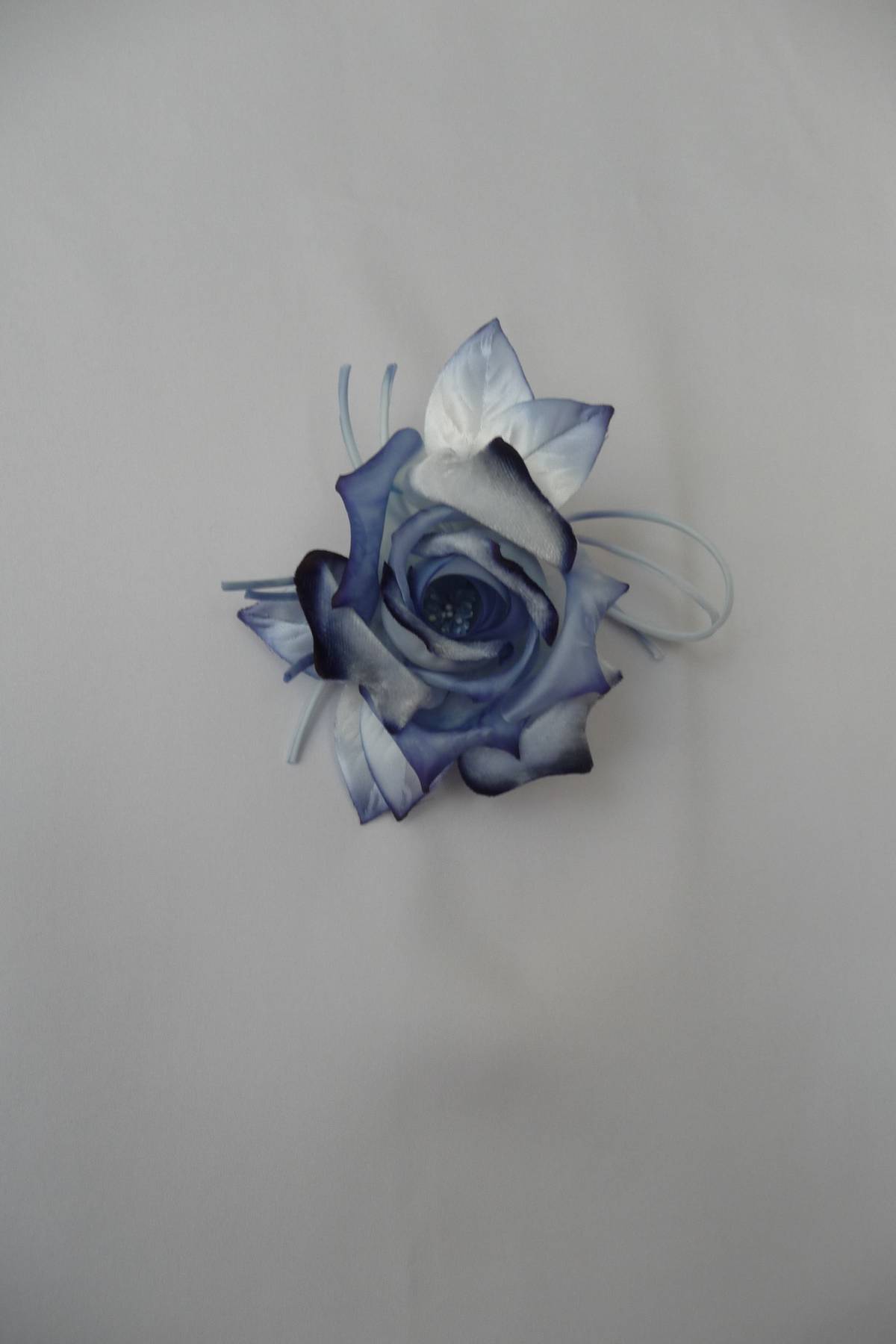 tralcio duchesse organza velluto col 10 blu Art F7AG