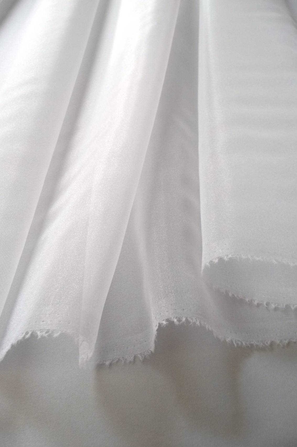 organza 100 poliestere cm 152 bianco Art U520BC