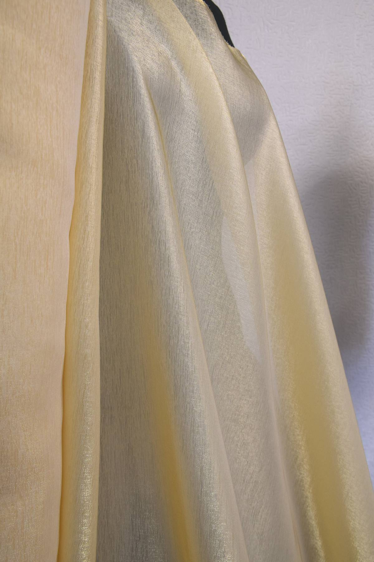 organza champagne lurex cm 150 Art U617COL2