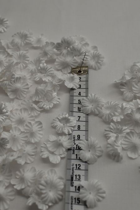 Fiore duchesse 100 seta bianco (confezioni da 200 pezzi)
