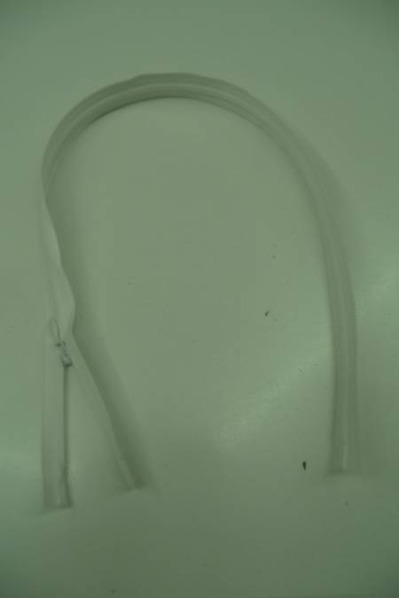 Cerniera cm 50 invisibile bianco seta