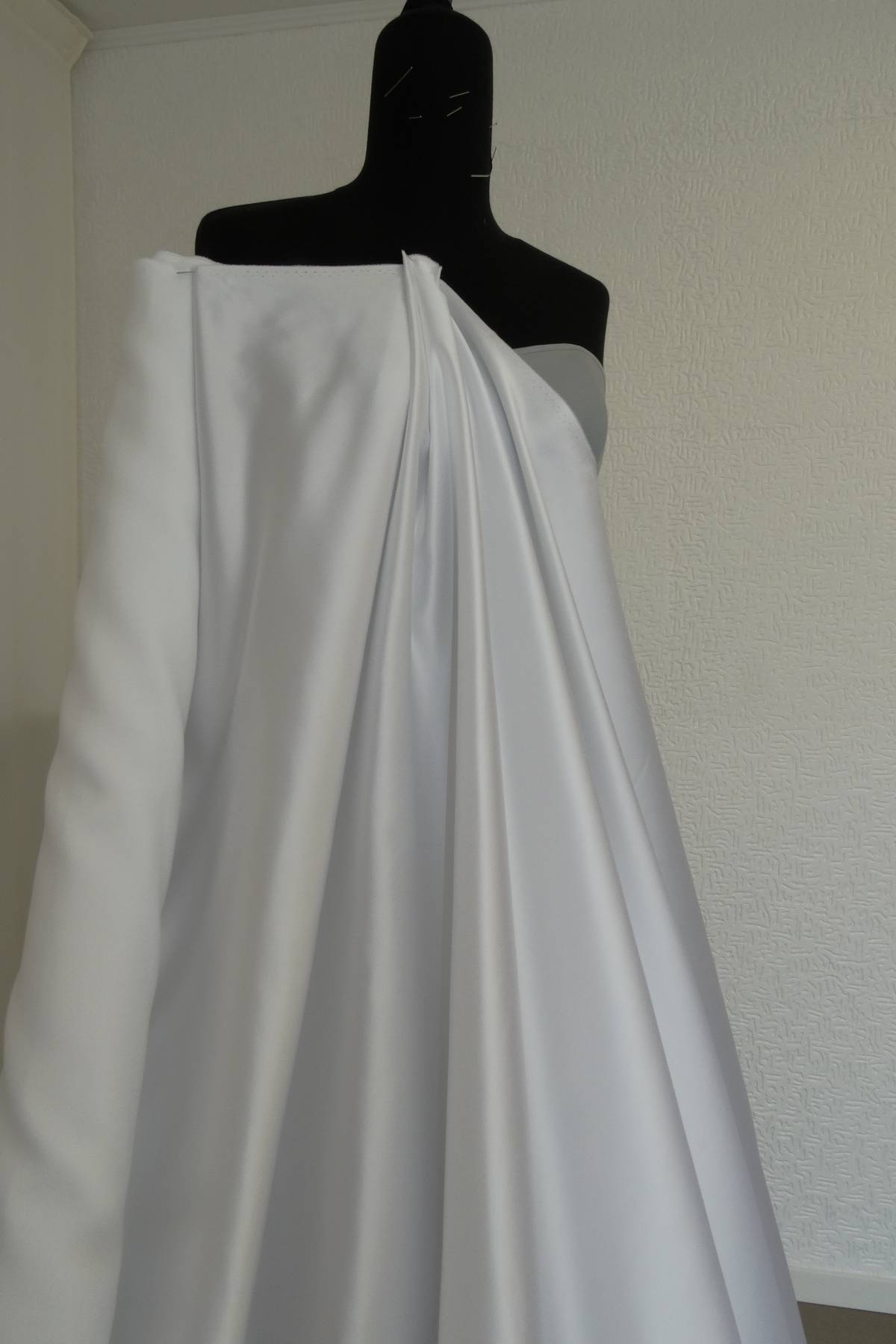 raso sposa 100 poliestere bianco h cm 150 Art 0060BCO