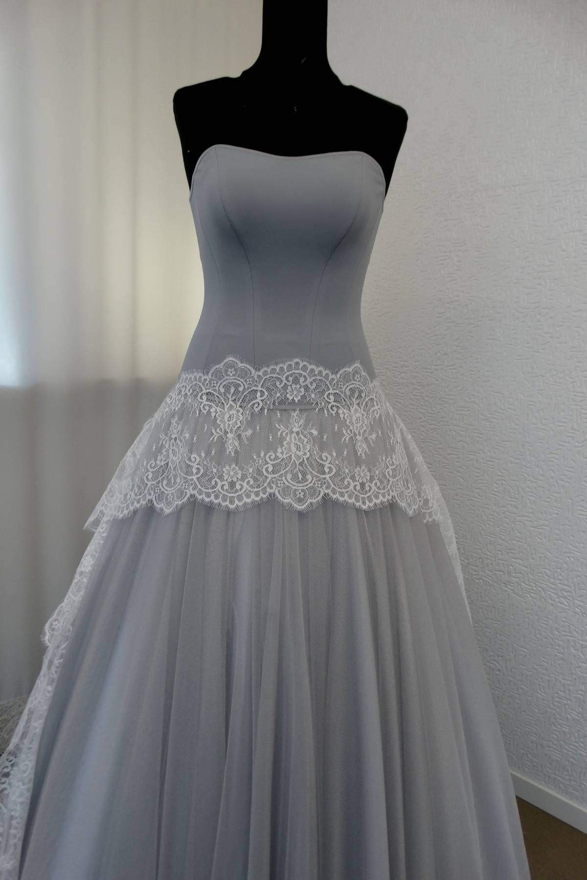 bordo pizzo chantilly bianco naturale h cm 23 100 nylon Art 00100S