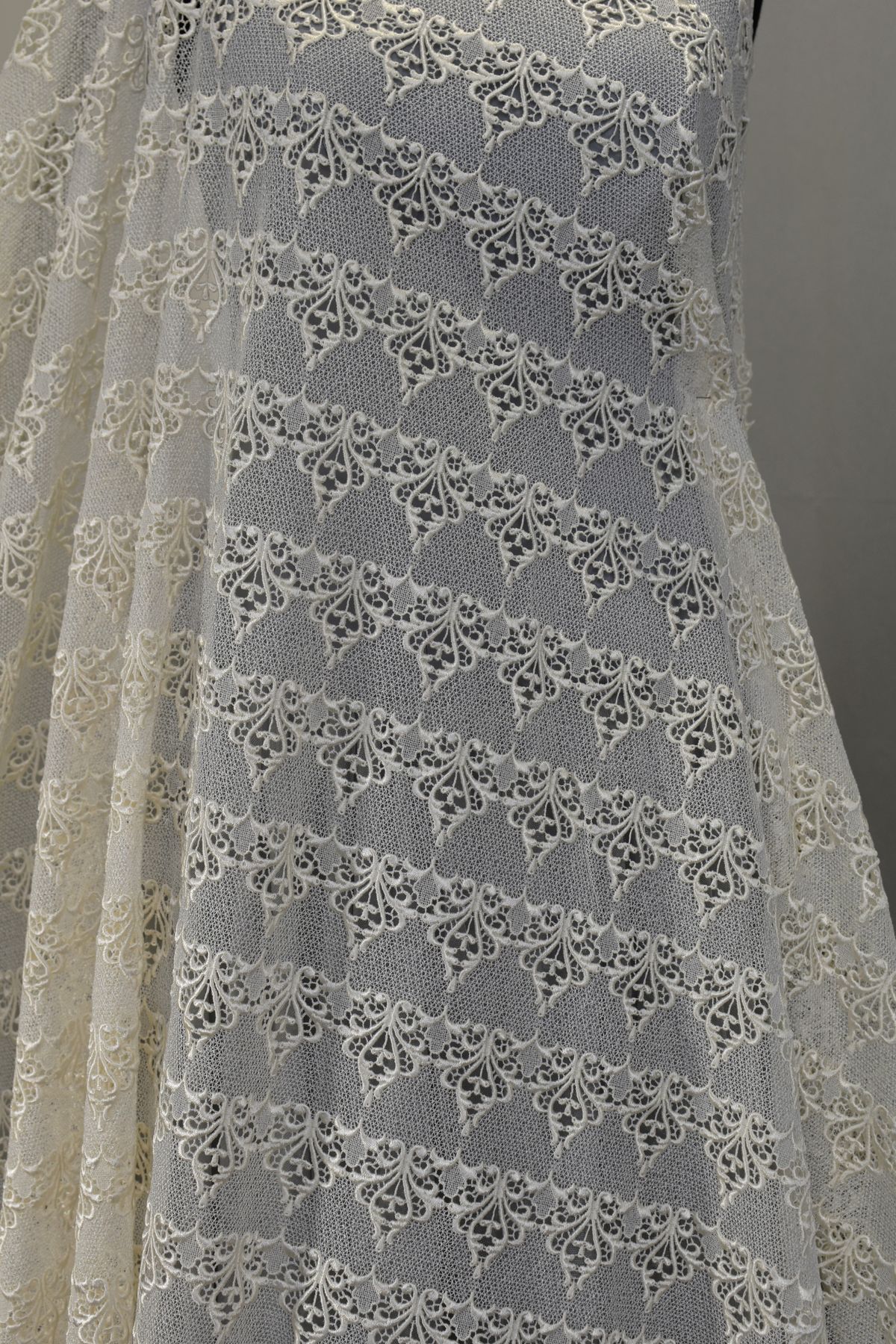 pizzo macrame avorio h cm 130 135 Art 0120G