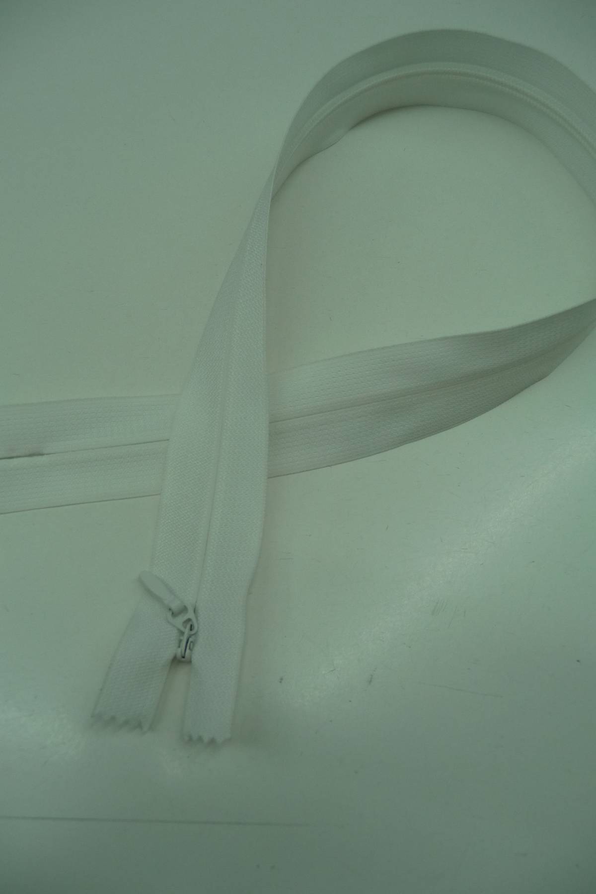 cerniera cm 60 invisibile molto resistente bianco seta Art CER3