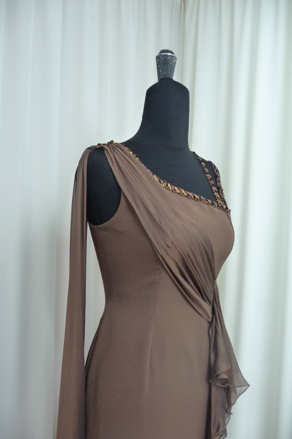 collezione haute couture 100 seta con ricami Art E450