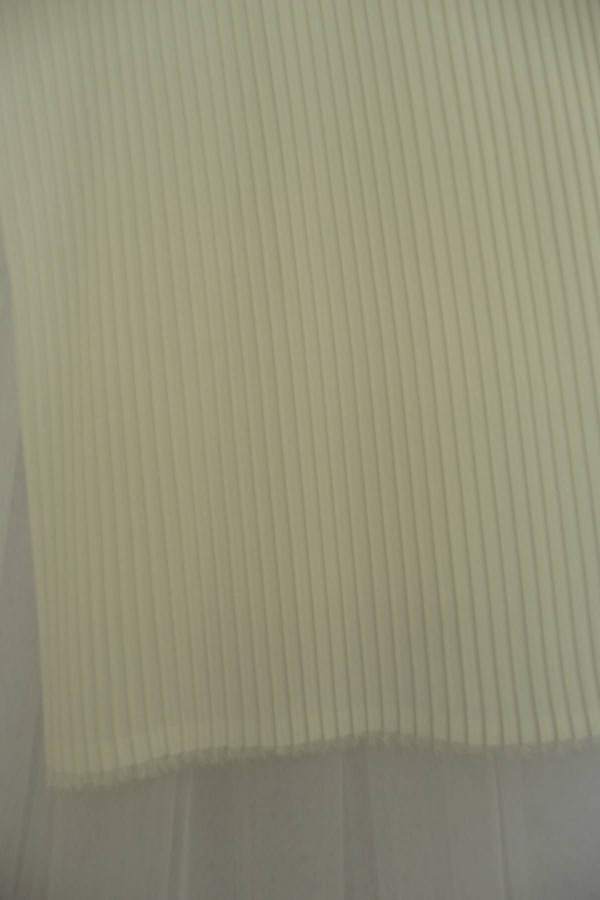 georgette plisse 100 poliestere avorio cm 140 3405 Art PL0013COL1